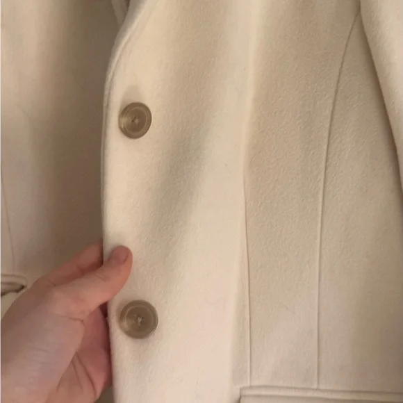J. Crew Cream Women's Coat - Picture 5 of 8